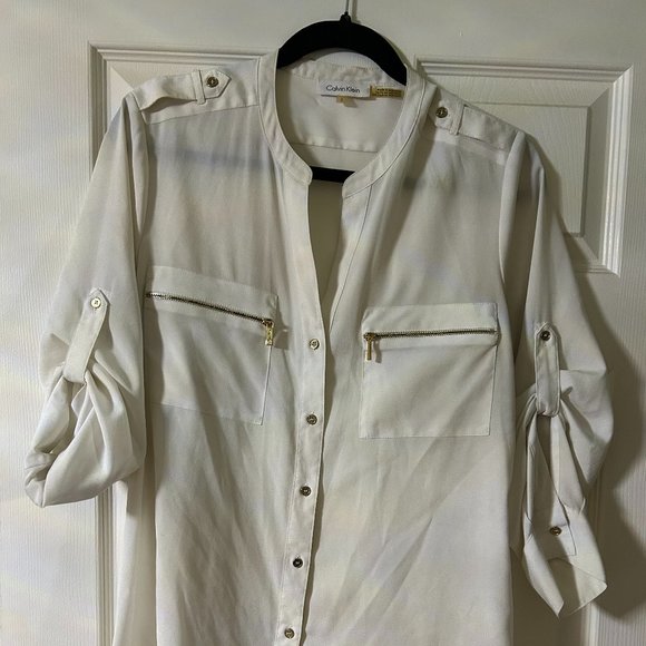 Calvin Klein Dress Blouse - Picture 1 of 3